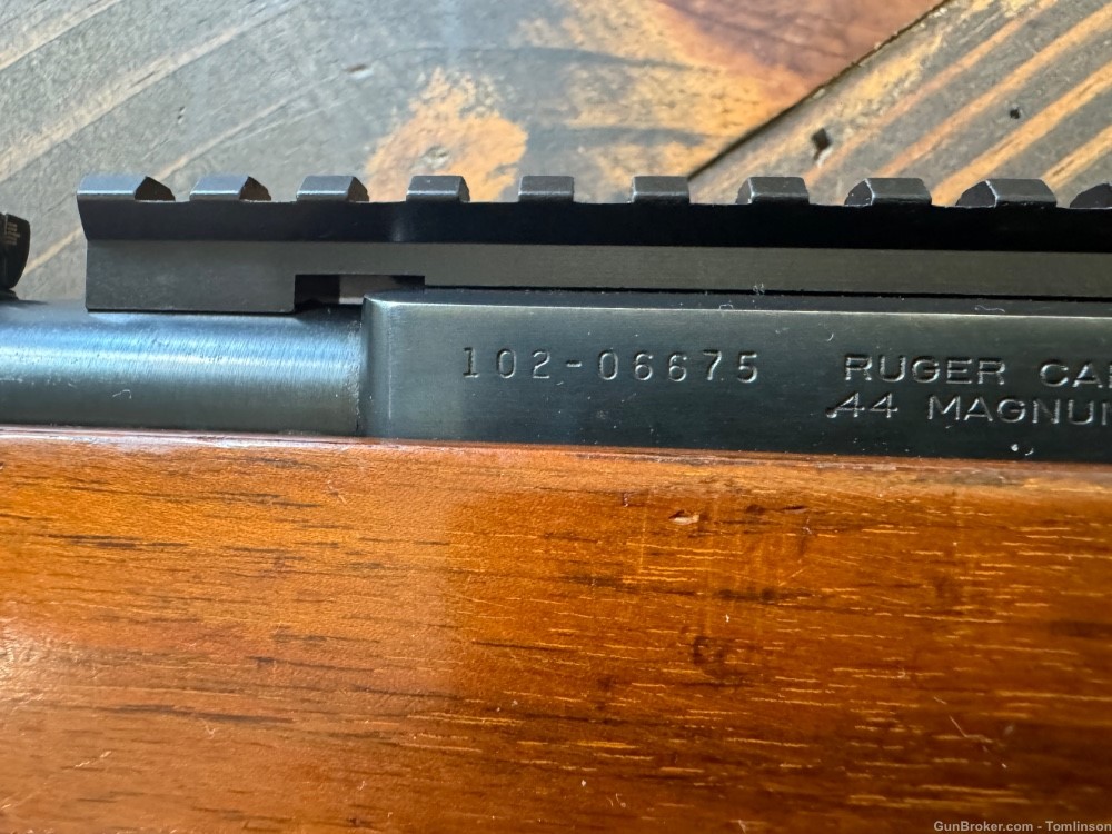 VINTAGE 1975 Ruger 44 Carbine 44 Magnum 18.5 Ruger 10/44 Carbine-img-2