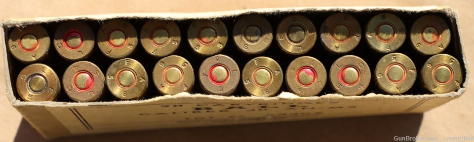Remington Arms Ball Caliber 30 AN-M2 Box with Mixed Military Headstamps-img-1