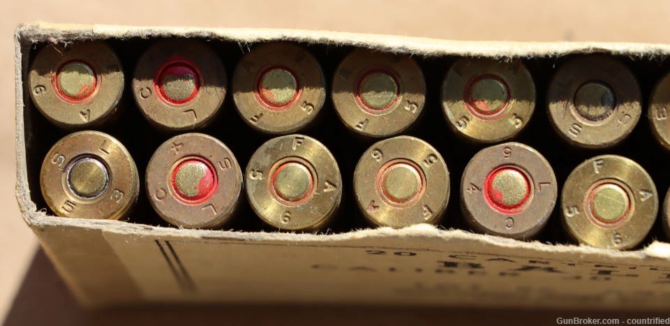 Remington Arms Ball Caliber 30 AN-M2 Box with Mixed Military Headstamps-img-2