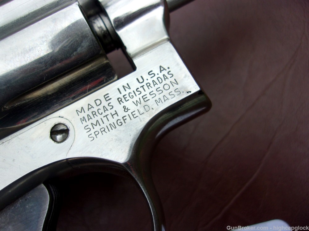S&W Smith & Wesson Model 10 .38 Spcl 4" NICKEL Revolver 10-5 $1START-img-16