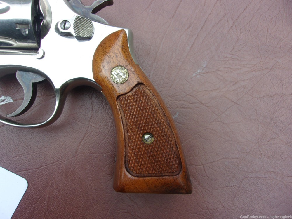 S&W Smith & Wesson Model 10 .38 Spcl 4" NICKEL Revolver 10-5 $1START-img-6