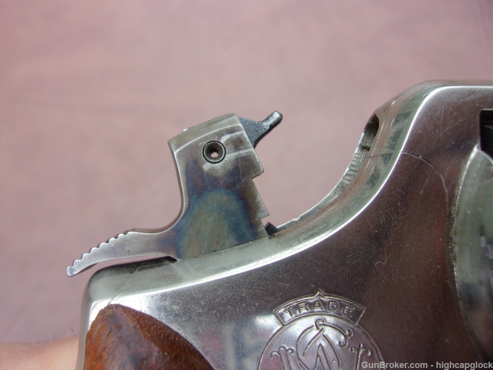 S&W Smith & Wesson Model 10 .38 Spcl 4" NICKEL Revolver 10-5 $1START-img-19