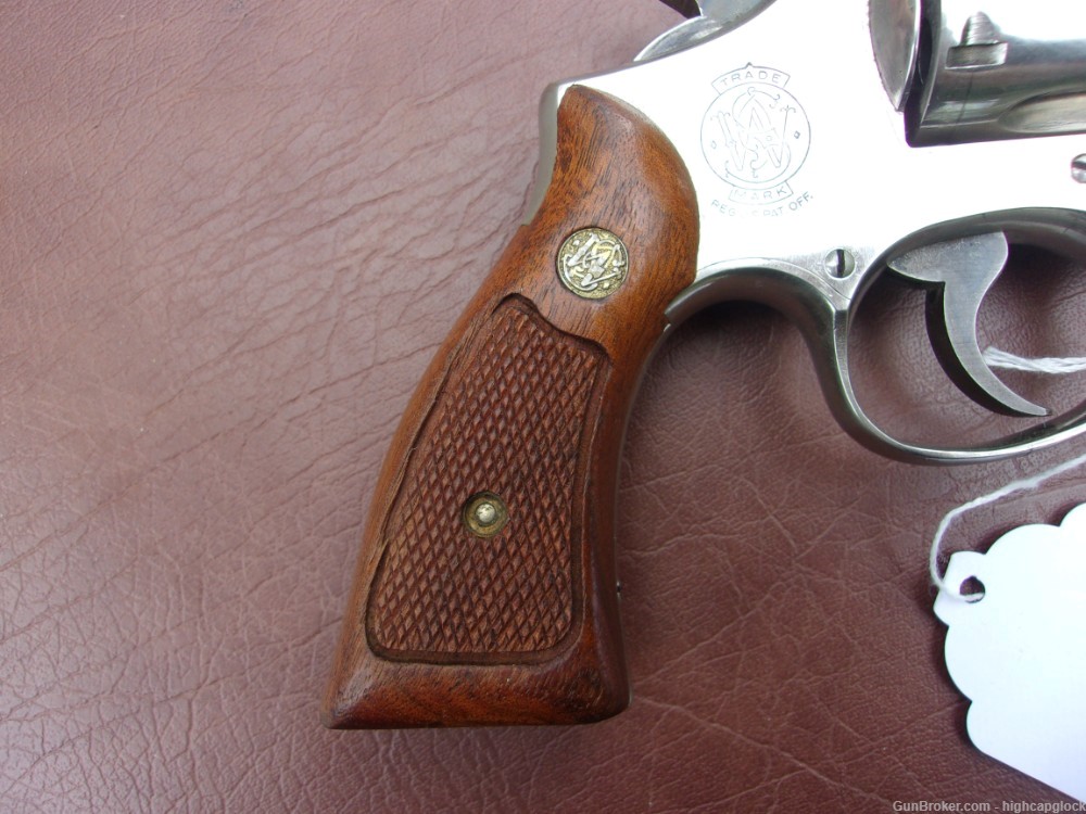S&W Smith & Wesson Model 10 .38 Spcl 4" NICKEL Revolver 10-5 $1START-img-2