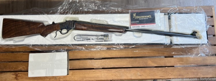 Browning BPCR 1885 45/70 w/Box and Sights-img-9