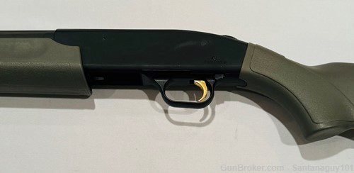Mossberg Model 500 Shotgun 12 Gauge, 28" VR Barrel, Green Synthetic Stock-img-7