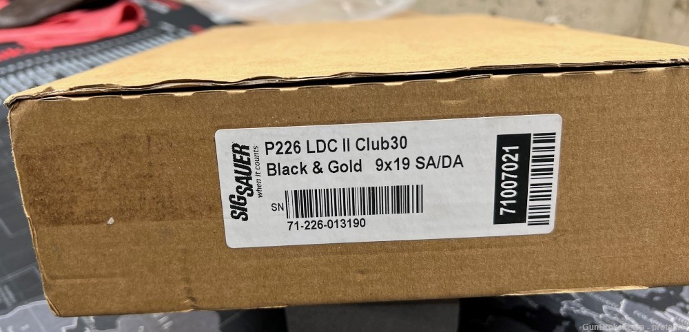 Mastershop! 3 NIB Sig P226 CLUB 30 BLACK & GOLD - LDCII, X5, X6!-img-4