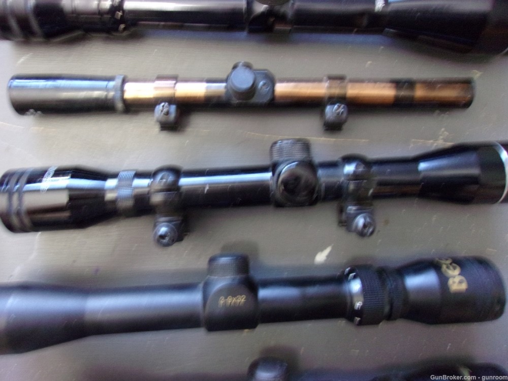 6 Vintage scopes 1 dot Tasco BSA Kmart BSA Beeman Bushnell  Weaver -img-2
