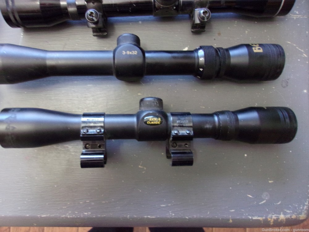 6 Vintage scopes 1 dot Tasco BSA Kmart BSA Beeman Bushnell  Weaver -img-3
