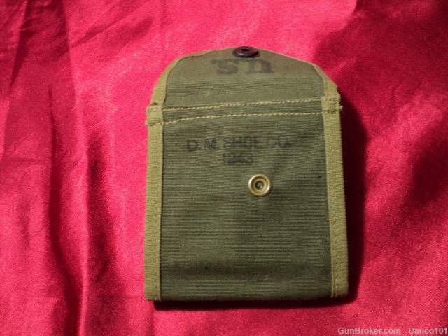 US M1 CARBINE DOUBLE MAGAZINE STOCK POUCH-img-2