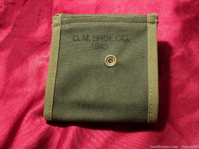 US M1 CARBINE DOUBLE MAGAZINE STOCK POUCH-img-4