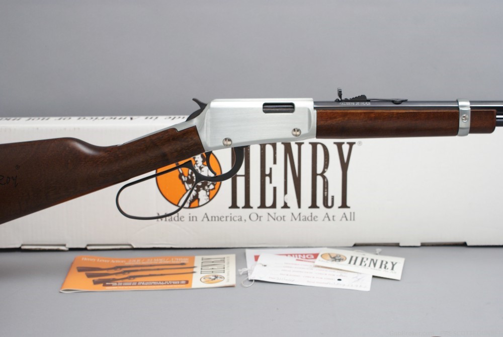 Henry Evil Roy .22 S, L & LR H001TER Lever Action LNIB Penny Start $.01 NR-img-1