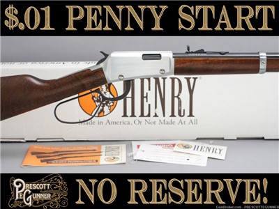 Henry Evil Roy .22 S, L & LR H001TER Lever Action LNIB Penny Start $.01 NR