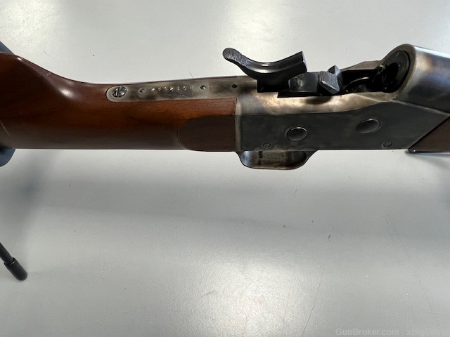 Pedersoli Rolling Block Baby Carbine .357 Mag 20" Walnut -img-5