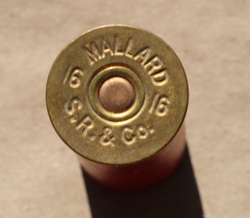 Sears Roebuck & Company 16 Gauge "Mallard" Shotgun Shell-img-1