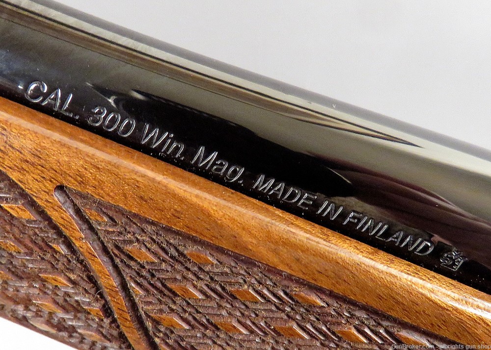 SAKO Model 75 DELUXE Magnum Rifle 300 WIN MAG with Scope Rings MUST SEE-img-46