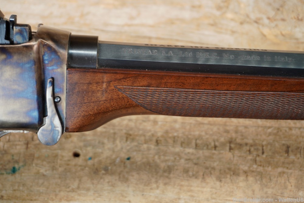 Tristar Sharps Sporting Model 1874 .45-70 single shot double triggers NICE -img-11
