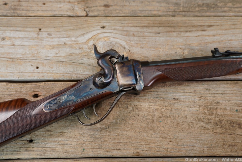 Tristar Sharps Sporting Model 1874 .45-70 single shot double triggers NICE -img-49