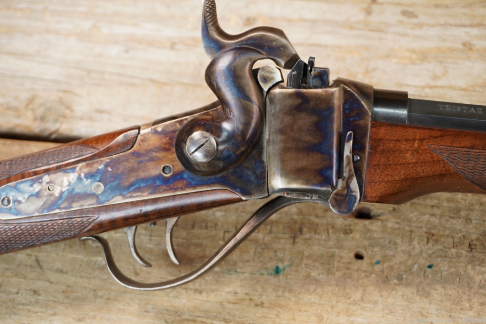 Tristar Sharps Sporting Model 1874 .45-70 single shot double triggers NICE -img-7