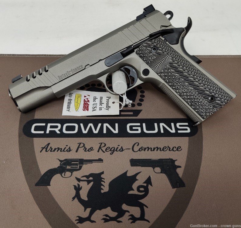 Auto Ordnance Stainless 1911A1 in 45acp, EXCELLENT-img-0