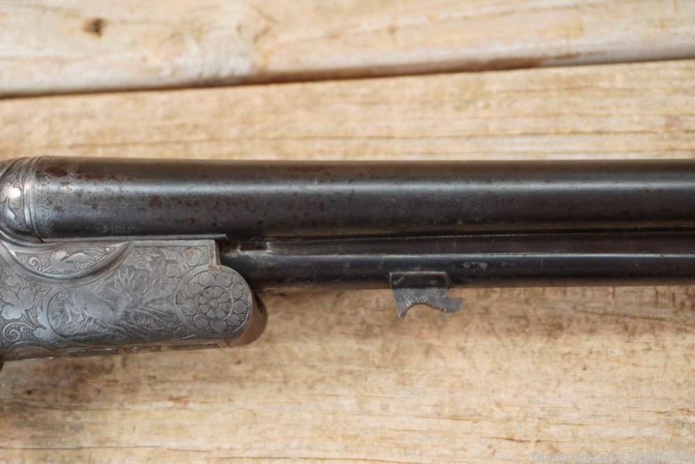 German Drilling 3-barrel 20ga over .25-35 Winchester ENGRAVED project TLC -img-14