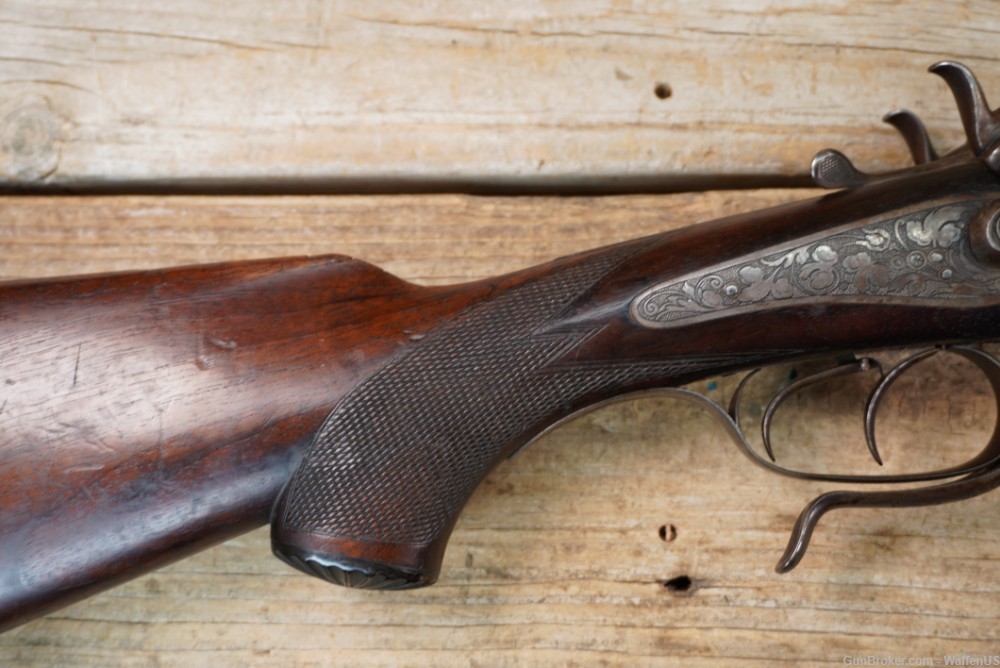 German Drilling 3-barrel 20ga over .25-35 Winchester ENGRAVED project TLC -img-4
