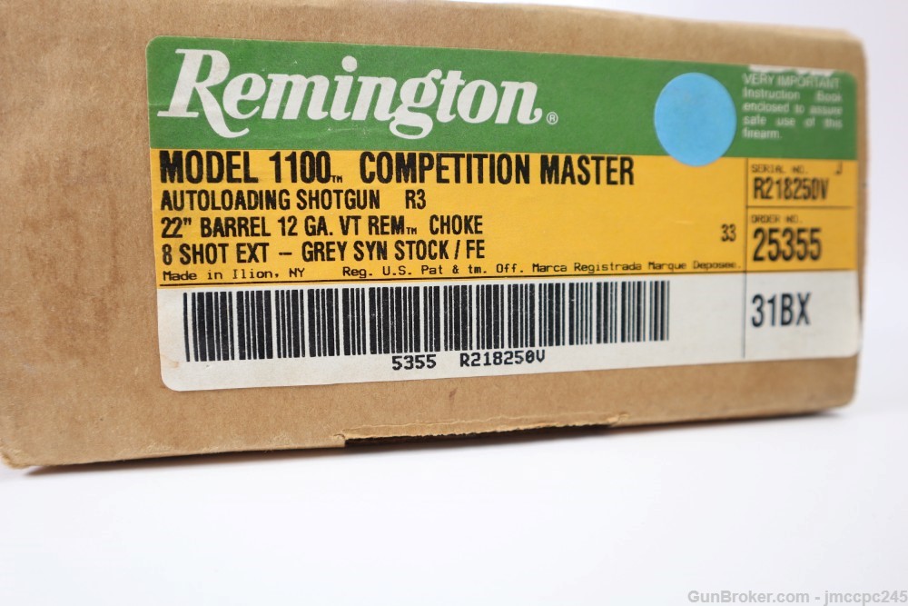 Rare Nice Remington 1100 Competition Master 12 Gauge Shotgun W/ Box 22" BBL-img-3
