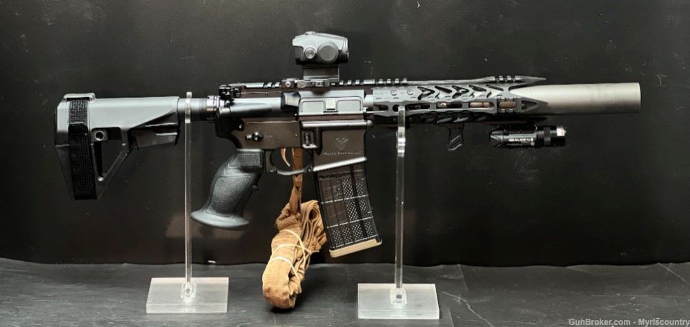 AR15 Myrls Micro 5" War Lance 300 Suppressed w/Fostech Binary Trigger AR15 -img-6