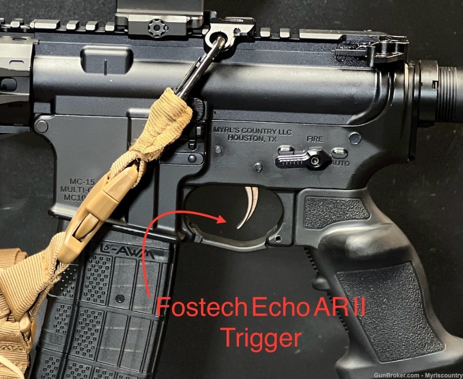 AR15 Myrls Micro 5" War Lance 300 Suppressed w/Fostech Binary Trigger AR15 -img-3