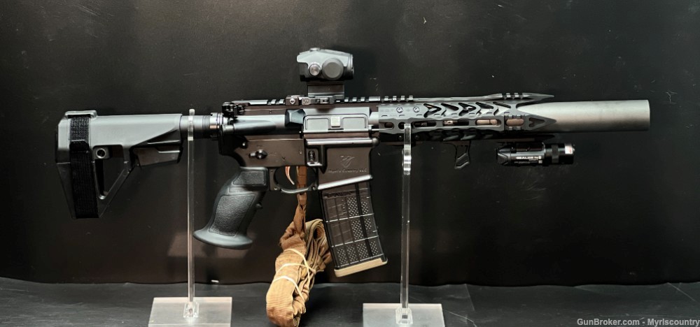 AR15 Myrls Micro 5" War Lance 300 Suppressed w/Fostech Binary Trigger AR15 -img-1