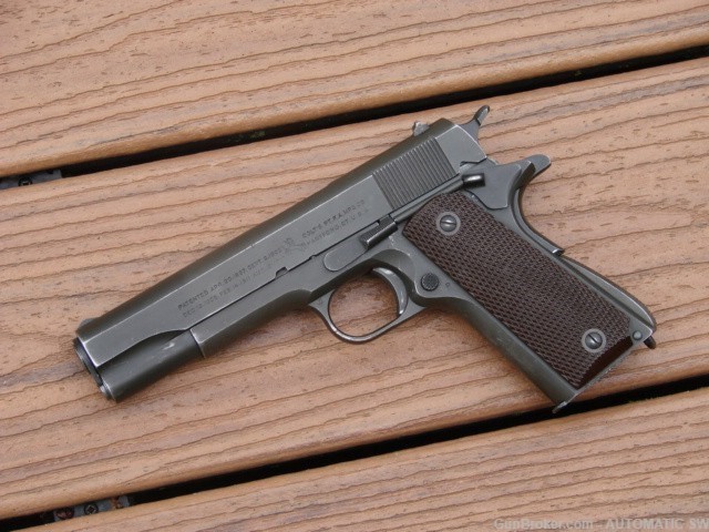 Colt 1911A1 1911 A1 45acp 1943 Lend Lease WWII US Army government-img-0