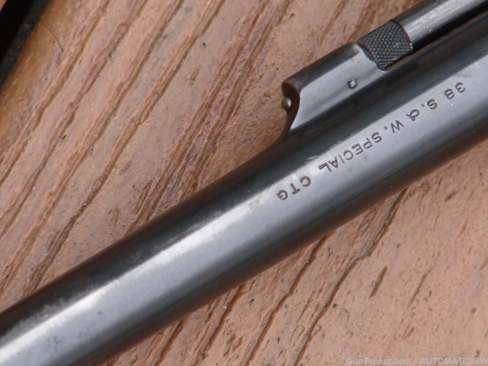 Smith Wesson S&W Rare Post War S Prefix K Frame M&P 38 spl 6" 1945-1948-img-11