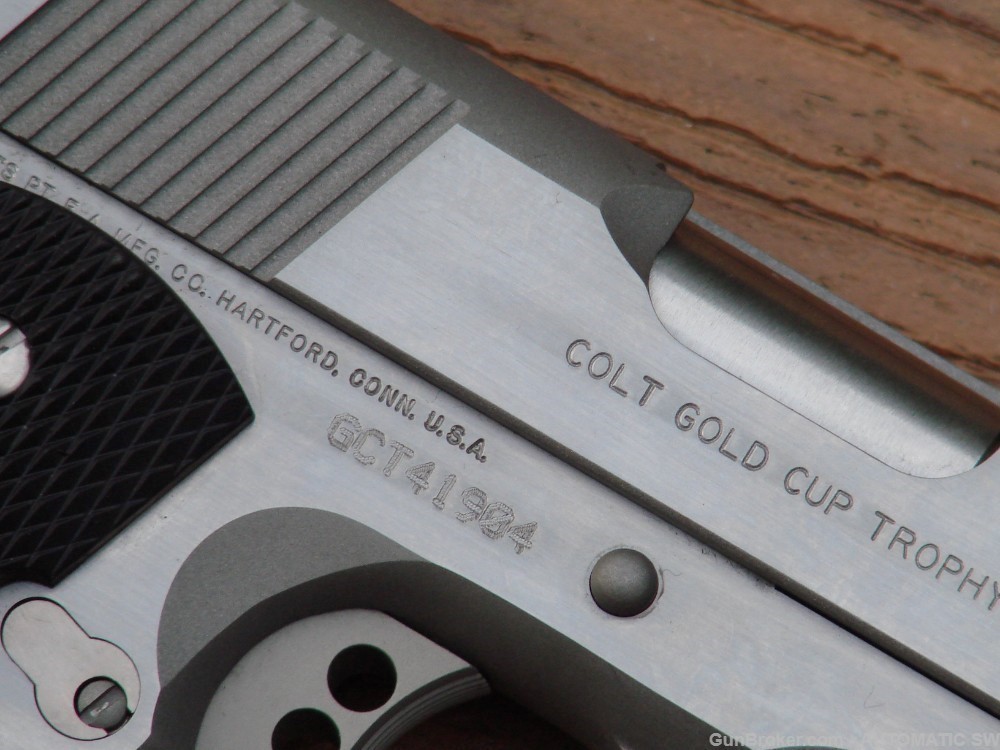 Colt Gold Cup Trophy Stainless Steel 5" 2014 un-fired ?-img-22