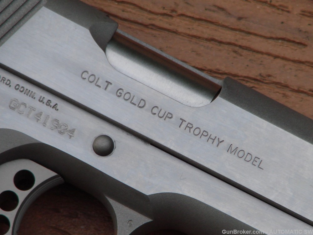Colt Gold Cup Trophy Stainless Steel 5" 2014 un-fired ?-img-23