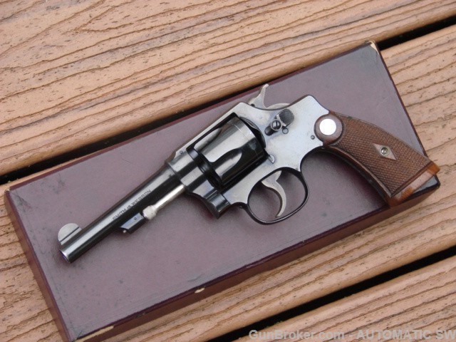Smith Wesson 38 Regulation Police Pre Model 33 4" 38 S&W 5 Screw 1917-40 -img-106