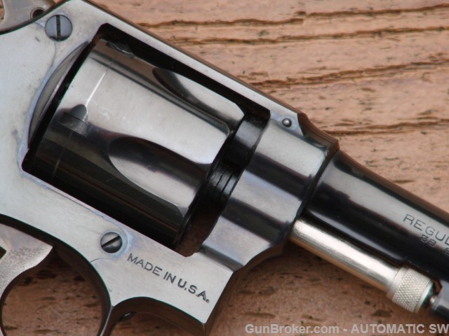 Smith Wesson 38 Regulation Police Pre Model 33 4" 38 S&W 5 Screw 1917-40 -img-23