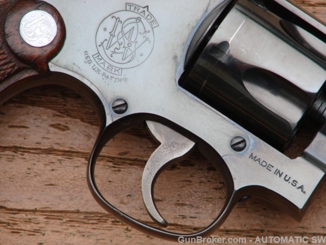 Smith Wesson 38 Regulation Police Pre Model 33 4" 38 S&W 5 Screw 1917-40 -img-22