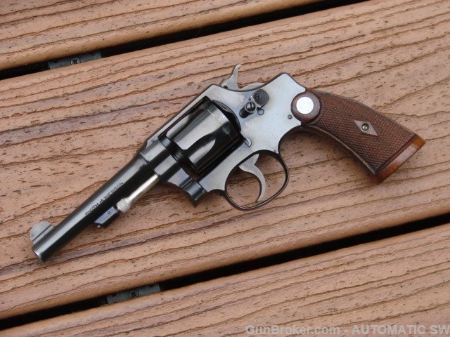 Smith Wesson 38 Regulation Police Pre Model 33 4" 38 S&W 5 Screw 1917-40 -img-1
