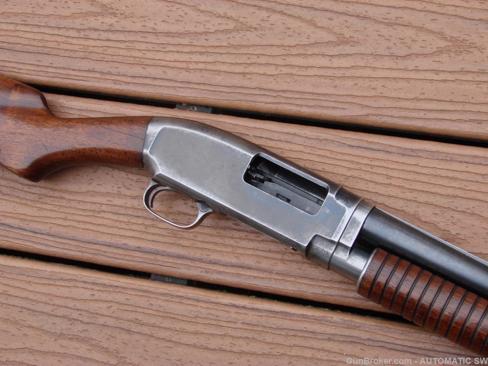 Winchester Model 12 30" FULL 1928 Nickel Steel 12 ga SOLID RIB-img-120
