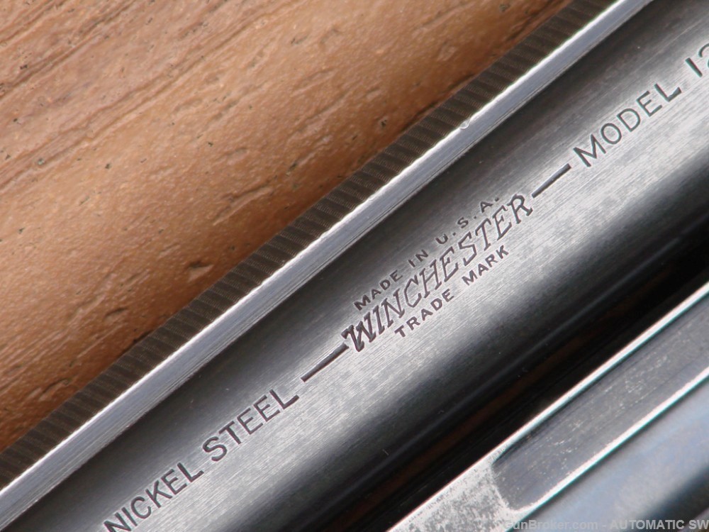 Winchester Model 12 30" FULL 1928 Nickel Steel 12 ga SOLID RIB-img-80