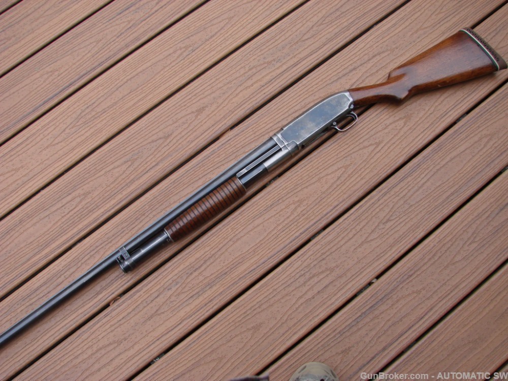 Winchester Model 12 30" FULL 1928 Nickel Steel 12 ga SOLID RIB-img-41