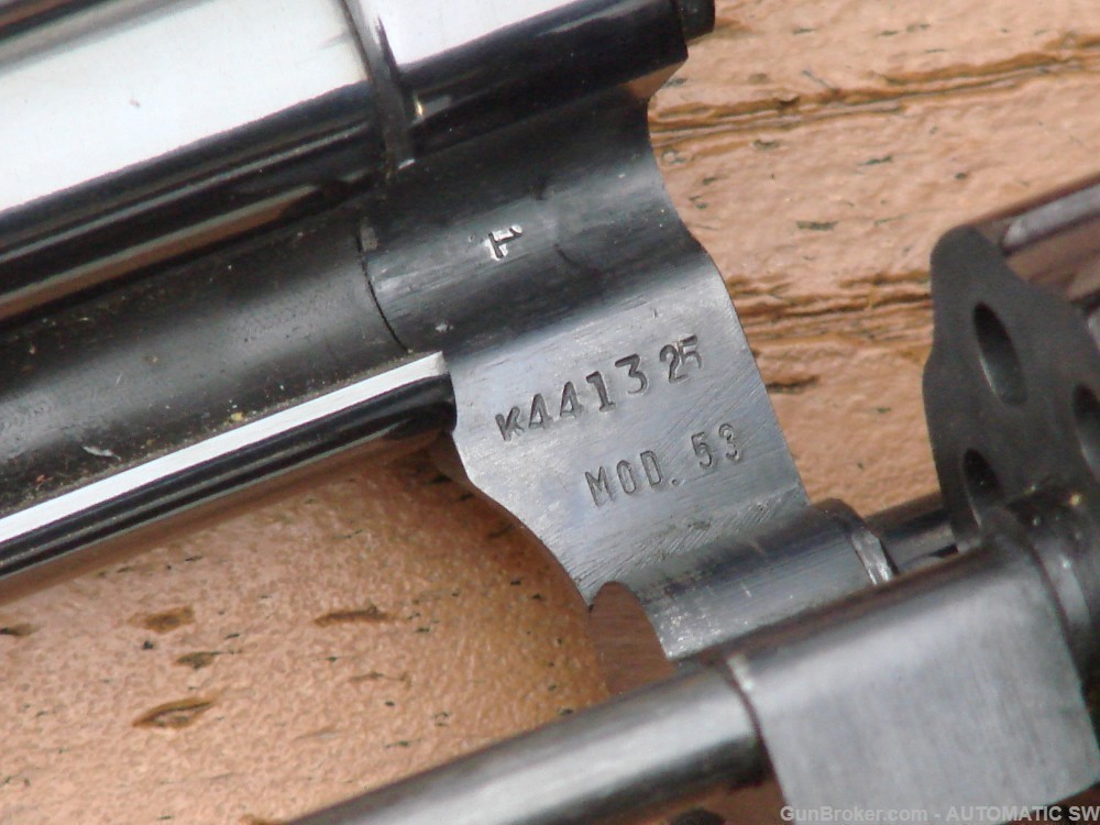 Smith Wesson Model 53 6" 22 Jet 22LR Inserts 4 Screw 1961 S&W-img-85