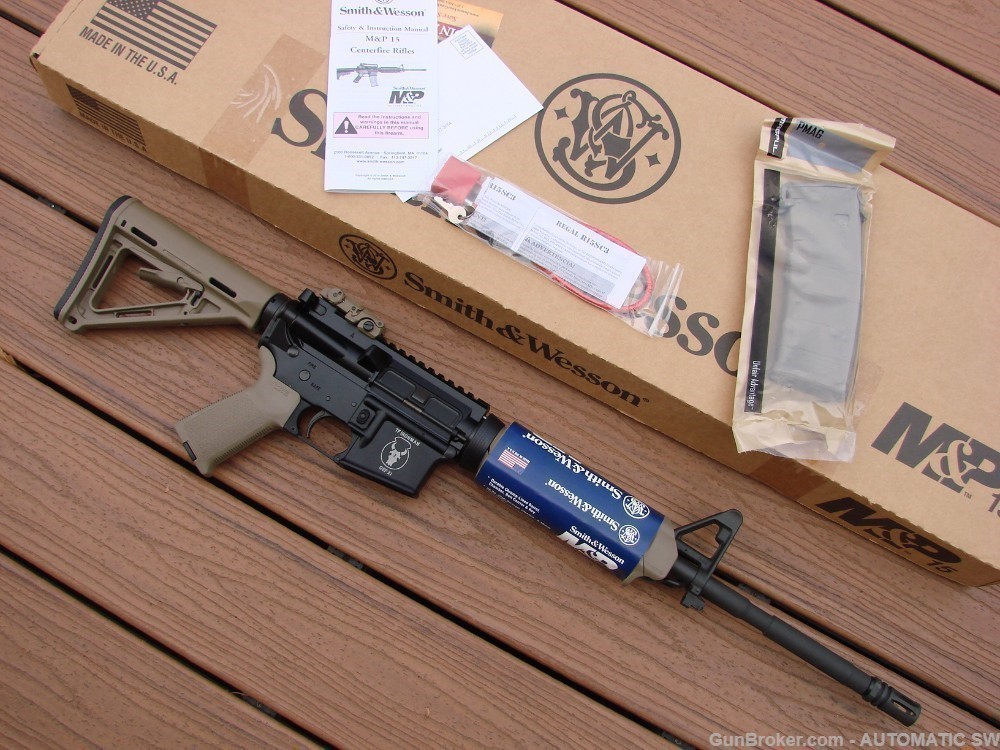 Smith & Wesson M&P 15 M&P15 FDE 5.56mm New In Box S&W-img-101