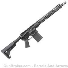 Ruger 5610 SFAR Semi-Auto Rifle, 308 Win, 16.1" Bbl, Anodized, Magpul Stock-img-0