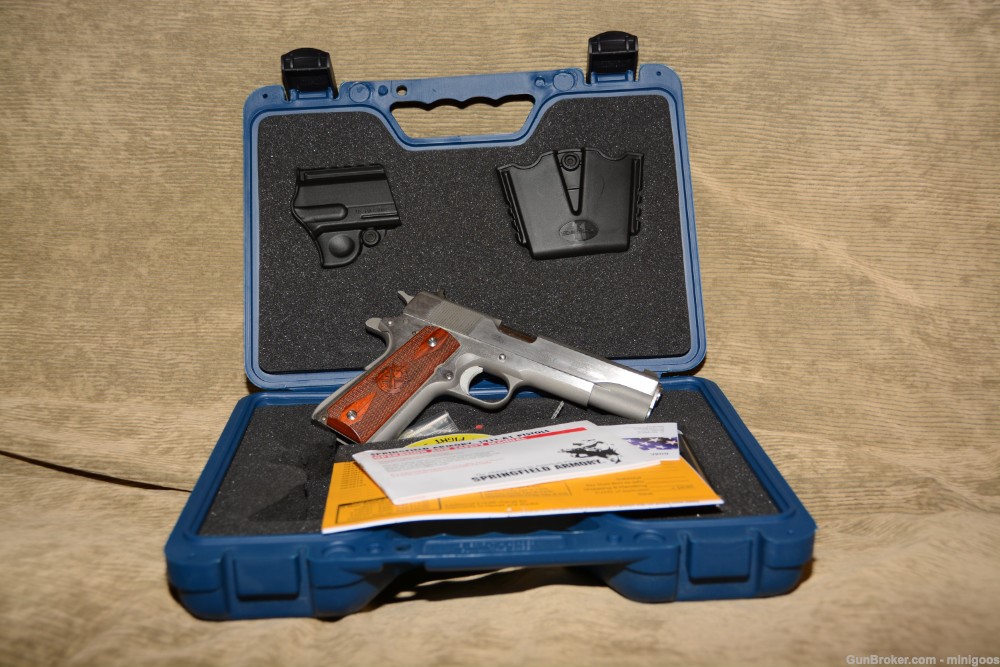 Springfield Armory 1911 Milspec Mil-spec Stainless Package, Mint! -img-2