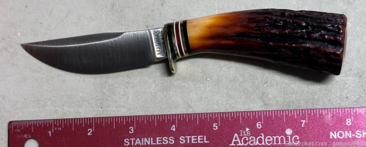RaRe No ReSeRvE Marble's 2000 Fieldcraft Red Stag Carver Knife 72118210-img-1