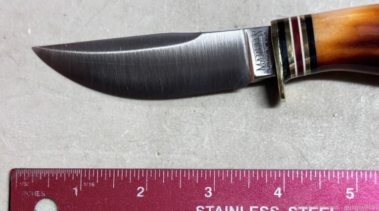 RaRe No ReSeRvE Marble's 2000 Fieldcraft Red Stag Carver Knife 72118210-img-2