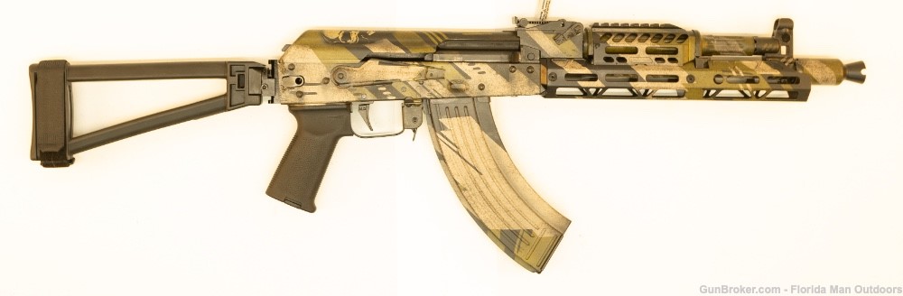 Custom Cerakote AK-104 Pistol Side Folder ALG Trigger and JMAC Custom Rail-img-1