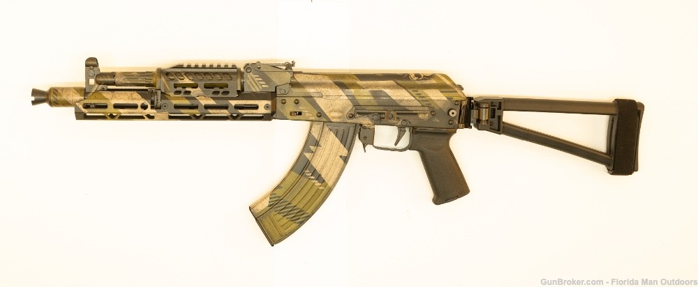 Custom Cerakote AK-104 Pistol Side Folder ALG Trigger and JMAC Custom Rail-img-5