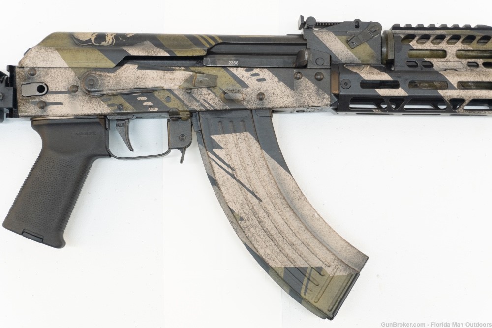 Custom Cerakote AK-104 Pistol Side Folder ALG Trigger and JMAC Custom Rail-img-22