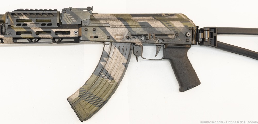 Custom Cerakote AK-104 Pistol Side Folder ALG Trigger and JMAC Custom Rail-img-19